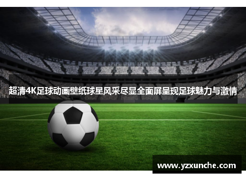 超清4K足球动画壁纸球星风采尽显全面屏呈现足球魅力与激情